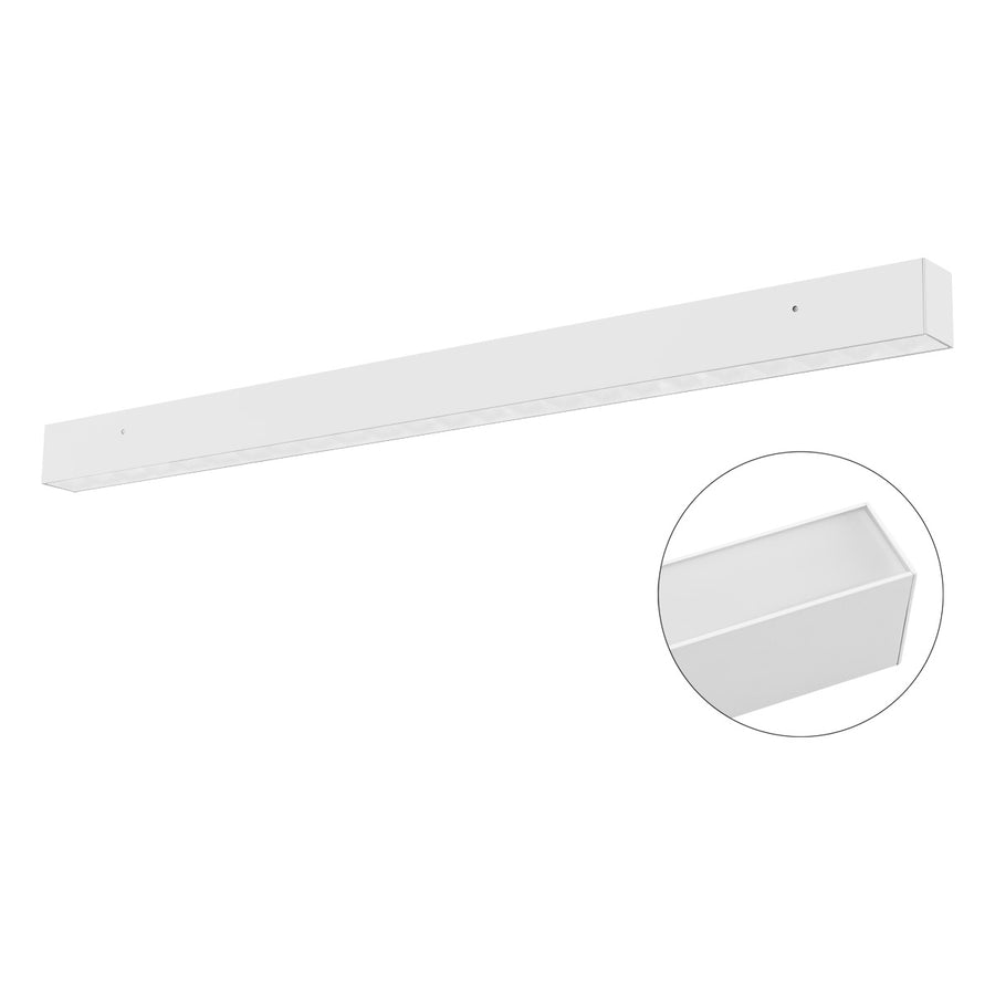 EVN LED Leuchte inkl.Netzgerät(DALI) weiß rechteckig 1204x56x75mm 36W 3000 bis 5700K 4000lm >80° 220-240V IP20
