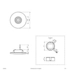 EVN LED Leuchte weiß rund 90x25mm 4,5W 3000K 380lm 21-40° 200-240V IP44