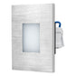 EVN LED Leuchte Edelstahl Optik viereckig 76x76x40mm 1,8W 4000K 65lm 220-240V IP44