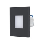 EVN LED Leuchte anthrazit(V4A) viereckig 76x76x40mm 1,8W 4000K 65lm 220-240V IP44
