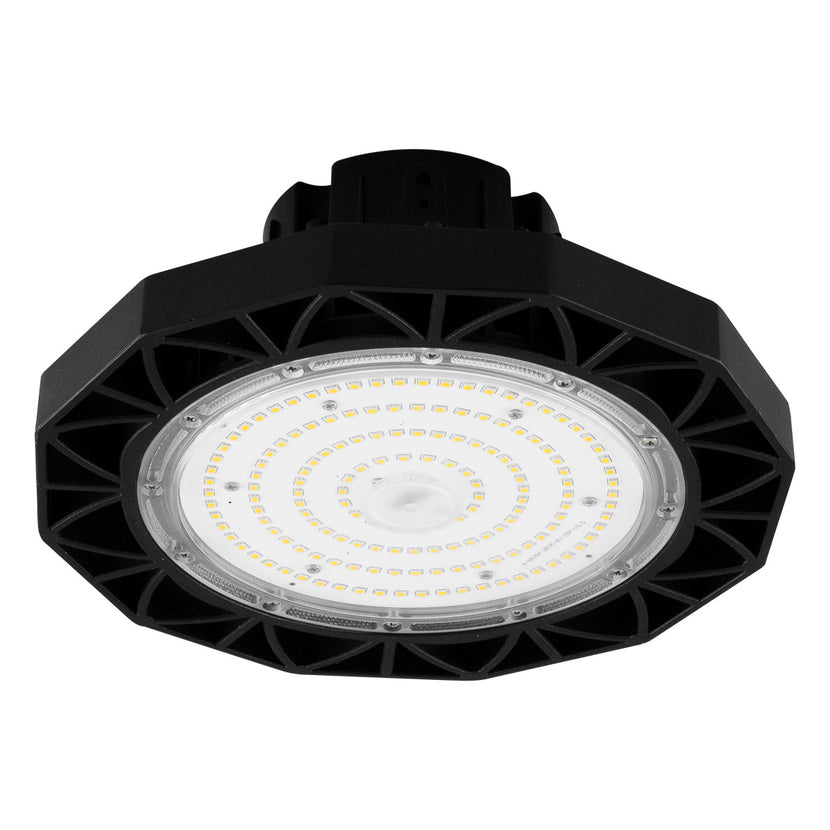 EVN LED Hallenleuchte schwarz rund 260x176mm 100W 4000K 15000lm >80° 100-277V IP65