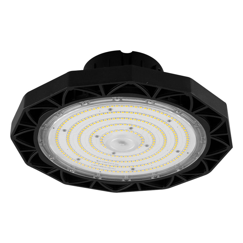 EVN LED Hallenleuchte schwarz rund 300x195mm 200W 4000K 30000lm >80° 100-277V IP65