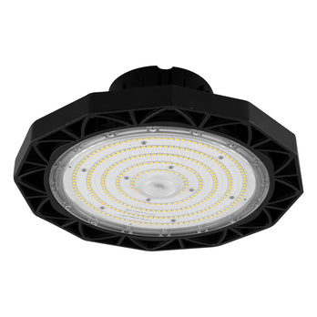 EVN LED Hallenleuchte schwarz rund 300x180mm 200W 4000K 30000lm >80° 100-277V IP65