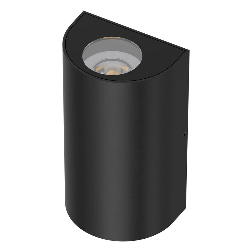 EVN 2-flammige Wandleuchte anthrazit halbrund 165x95x67mm 100-240V IP65