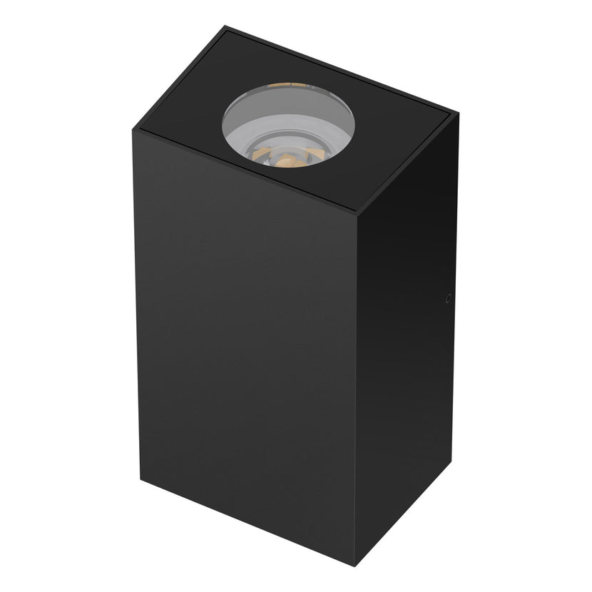 EVN 2-flammige Wandleuchte anthrazit rechteckig 165x95x67mm 100-240V IP65