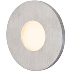 EVN LED Leuchte Edelstahl Optik rund 76x10mm 0,6W 3000K 32lm 12V IP44