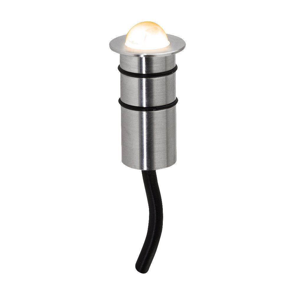 EVN LED Lichtpunkt Edelstahl Optik rund 18x35mm 0,3W 3000K 11-20° 12V IP68