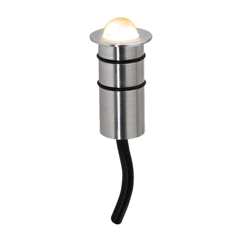 EVN LED Lichtpunkt Edelstahl Optik rund 18x35mm 0,3W 3000K 11-20° 12V IP68