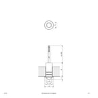EVN LED Lichtpunkt Edelstahl Optik rund 18x35mm 0,3W 3000K 11-20° 12V IP68