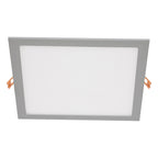 EVN LED Leuchte Silber viereckig 300x300x22mm 27W 4000K 2295lm >80° IP20