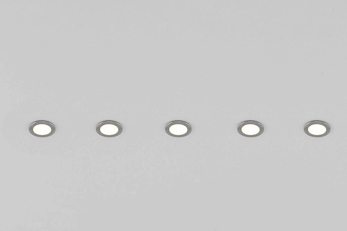EVN LED Lichtpunkt Edelstahl Optik rund 18x15mm 0,2W 3000K >80° 12V IP68