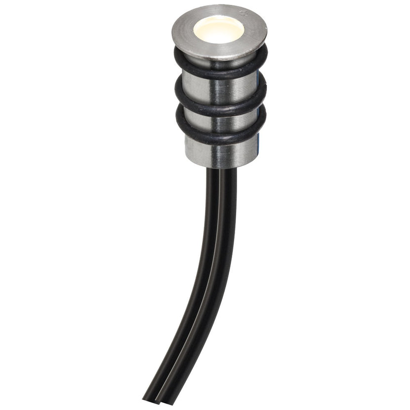EVN LED Lichtpunkt Edelstahl Optik rund 10x15mm 0,1W 3000K >80° 12V IP68