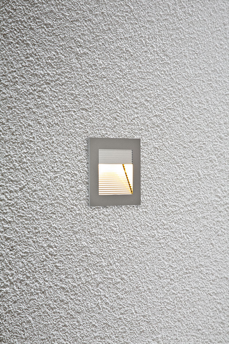 EVN LED Blendfreie Leuchte Aluminium viereckig 90x90x41mm 1,2W 3000K 60lm IP20