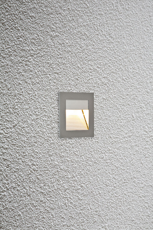 EVN LED Blendfreie Leuchte Aluminium viereckig 90x90x41mm 1,2W 3000K 60lm IP20