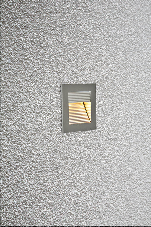 EVN Blendfreie Leuchte Silber viereckig 90x90x68mm 230V IP20