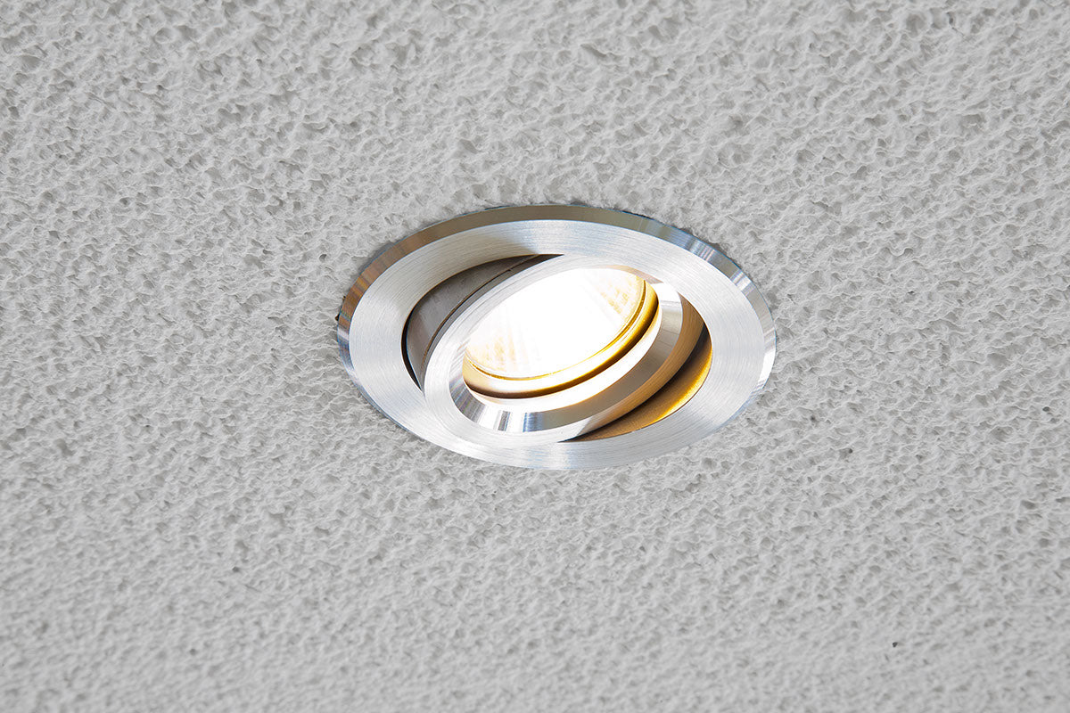 EVN Leuchte Aluminium schwenkbar mit konischem Innenring rund 82x24mm 12V IP20