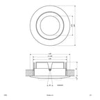 EVN Leuchte Aluminium schwenkbar rund 80x32mm 12V IP20