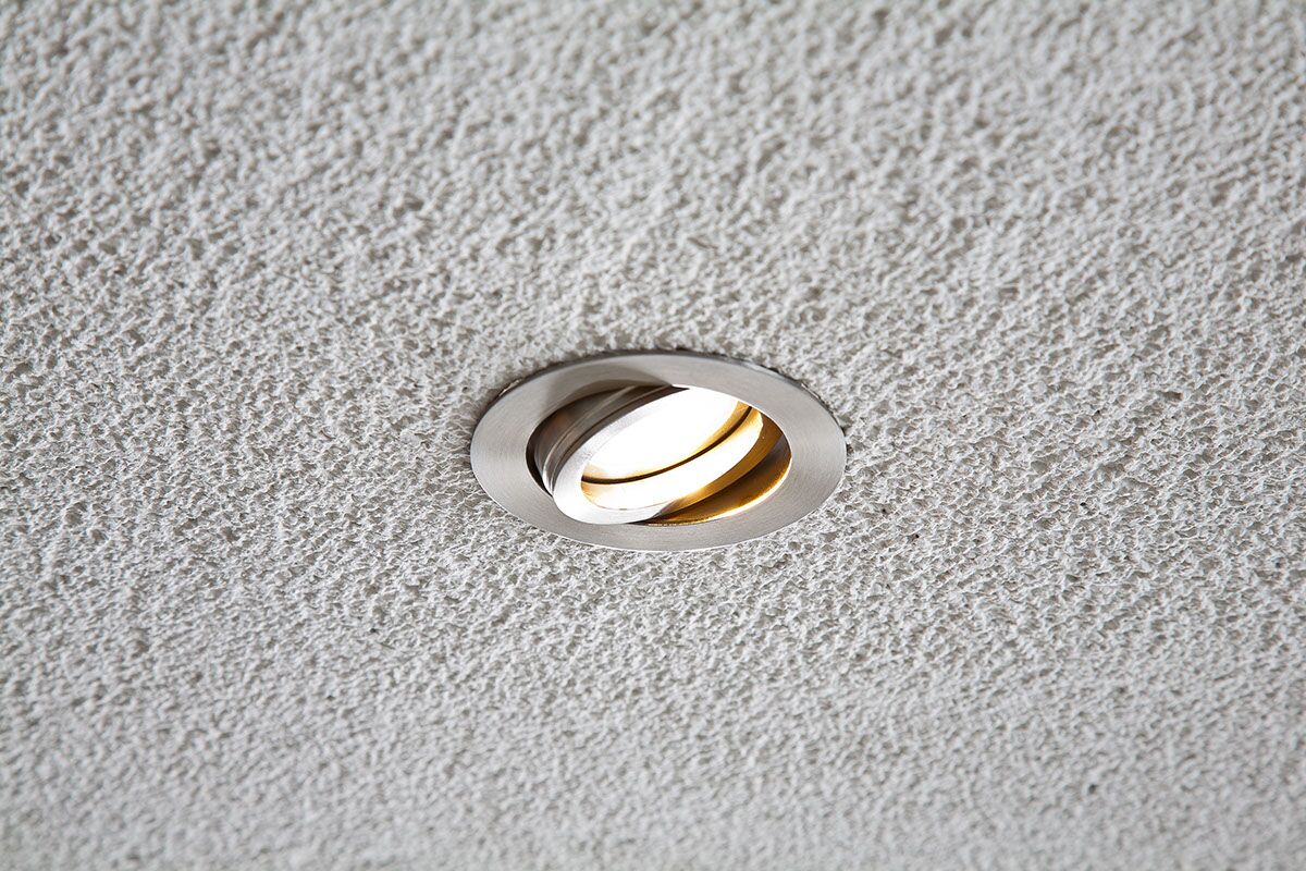 EVN Leuchte Edelstahl Optik schwenkbar rund 82x26mm 12V IP20