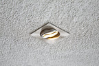 EVN Leuchte Edelstahl Optik schwenkbar viereckig 82x82x26mm 12V IP20