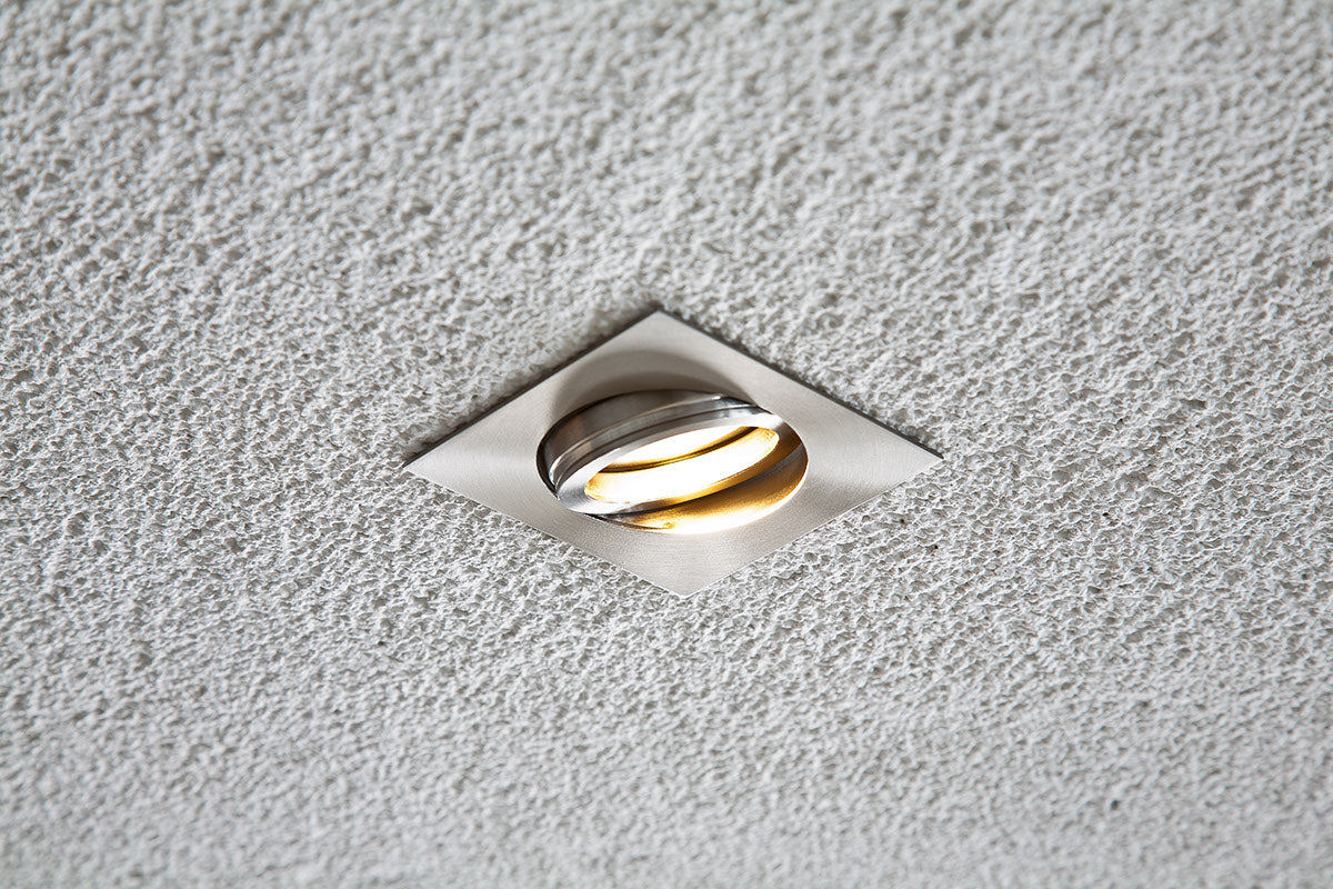 EVN Leuchte Edelstahl Optik schwenkbar viereckig 82x82x26mm 12V IP20