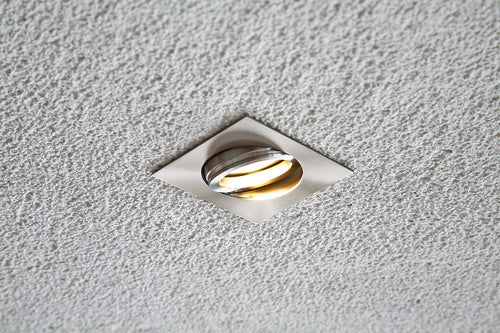 EVN Leuchte Edelstahl Optik schwenkbar viereckig 82x82x26mm 12V IP20