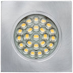 EVN LED Leuchte Aluminium viereckig 65x65x11,5mm 2W 3000K 60lm >80° 12V IP20