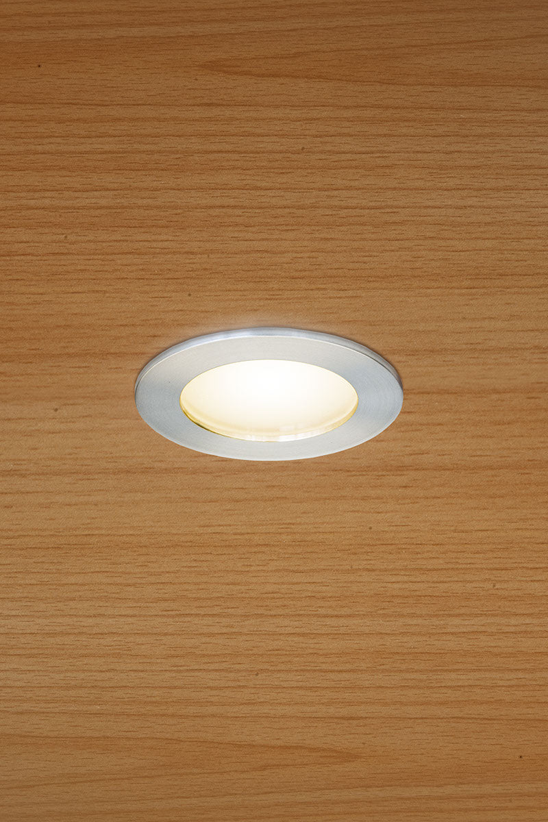 EVN Power-LED Leuchte Aluminium poliert rund 54x32mm 2,5W 3000K 100lm >80° IP20