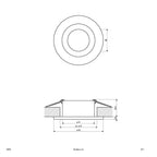 EVN Leuchte Aluminium rund 63x27mm 12V IP20