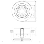EVN Leuchte Aluminium schwenkbar rund 90x33mm 12V IP20