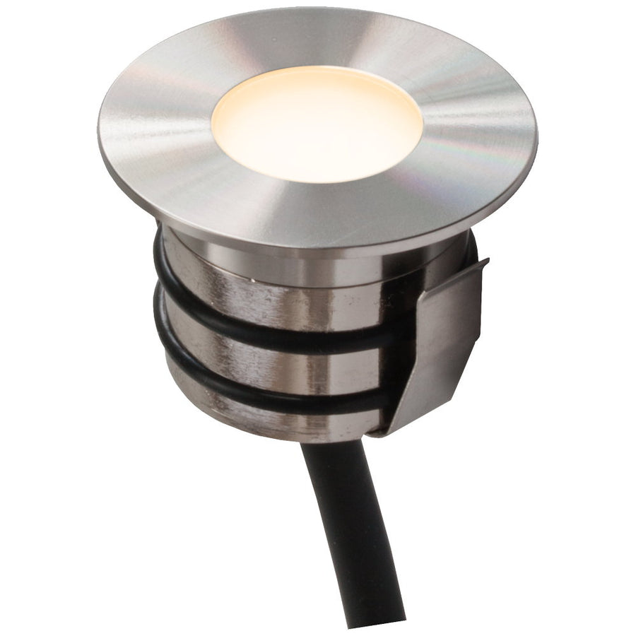 EVN LED Bodeneinbauleuchte Edelstahl Optik rund 45x33mm 0,6W 3000K 36lm >80° 12V IP65