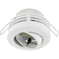 EVN Halbeinbauleuchte weiß schwenkbar drehbar rund 87x61mm 230V IP20