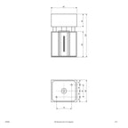EVN LED Leuchte Aluminium verstellbar rechteckig 135x80x68mm 6W 3000K 150lm 100-240V IP54