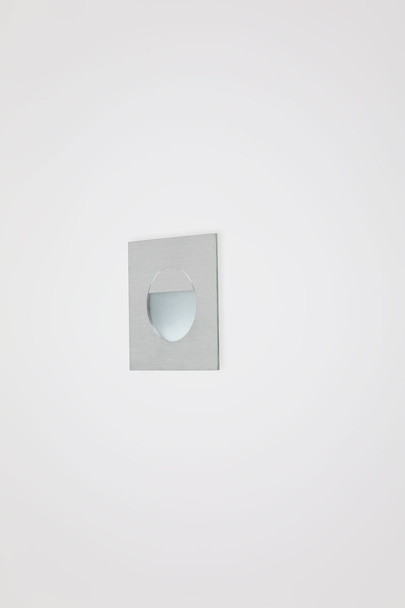EVN Power-LED Leuchte Edelstahl Optik viereckig 80x80x40mm 1W 3000K 22lm >80° IP44