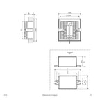 EVN LED Blendfreie Leuchte weiß viereckig 90x90x41mm 2,2W 3000K 150lm 100-240V IP20