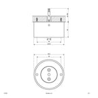EVN LED Leuchte Silber rund 63x35mm 5W 5000K 310lm 21-40° 230V IP20