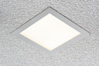 EVN LED Panel Silber viereckig 225x225x25mm 21W 3000K 1736lm >80° IP20