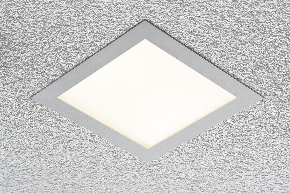 EVN LED Panel Silber viereckig 225x225x25mm 21W 3000K 1736lm >80° IP20