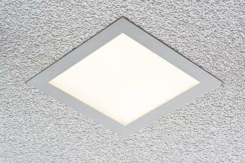 EVN LED Panel Silber viereckig 225x225x25mm 21W 3000K 1736lm >80° IP20