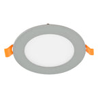 EVN LED Panel Silber rund 120x25mm 9W 4000K 630lm >80° IP20