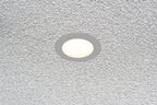 EVN LED Panel Silber rund 120x25mm 9W 3000K 600lm >80° IP20