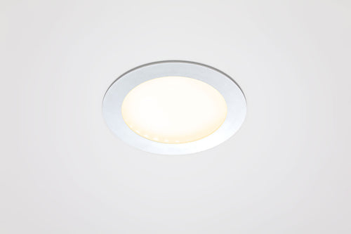 EVN LED Panel Silber rund 172x25mm 15W 3000K 1277lm >80° IP20