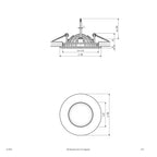 EVN LED Leuchte weiß rund 106x38mm 7W 4000K 363lm >80° IP20