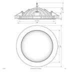 EVN LED Leuchte weiß rund 230x71mm 24W 4000K 1232lm >80° IP20