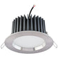EVN LED Leuchte Edelstahl Optik rund 145x56mm 15W 3000K 1540lm >80° 24V IP44
