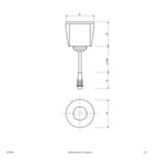EVN Power-LED Bodeneinbauleuchte Edelstahl Optik rund 35x38mm 0,6W K >80° 24V IP67