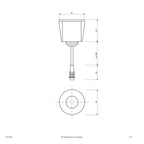 EVN Power-LED Bodeneinbauleuchte Edelstahl Optik rund 35x40mm 1W 3000K 100lm >80° 12V IP67