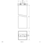 EVN Anbauleuchte weiß viereckig 80x80x270mm 230V IP20