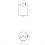 EVN Anbauleuchte Aluminium schwenkbar rund 80x90mm 230V IP20