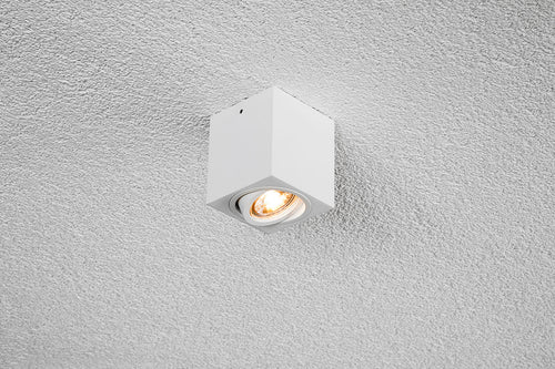 EVN Anbauleuchte weiß schwenkbar viereckig 80x80x90mm 230V IP20