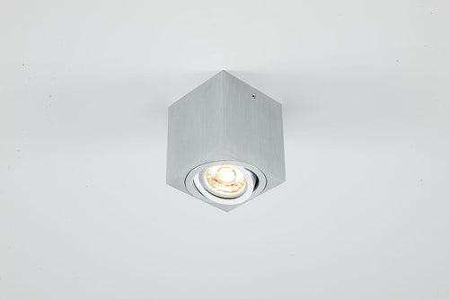 EVN Anbauleuchte Aluminium schwenkbar viereckig 80x80x90mm 230V IP20